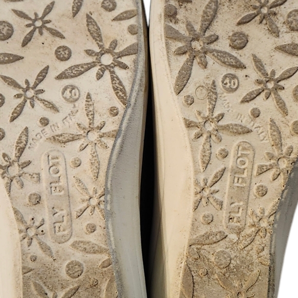 Flyflot Navy Blue Mule Shoes, Italian Shoes, Italian Mules, Fly Flot Size 40 / 8 - Picture 6 of 6